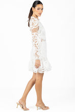 White Miranda Black Lace Mini Dress Sale Price