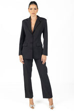 Black Paris Backless Blazer