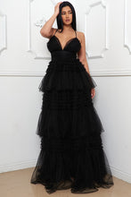 Black Tulle Max Dress