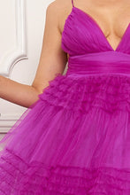 Violet Tulle Max Dress