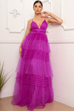 Violet Tulle Max Dress