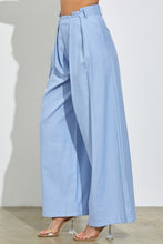 Periwinkle Paper Bag Wide Leg Pants