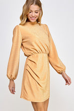 Gold Sparkly Holiday Dress