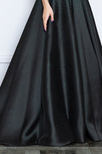 Black/Turquoise Off Shoulder Hotfix Rhinestone A Line Dress