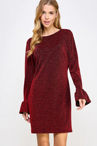 Red Sparkly Holiday Dress