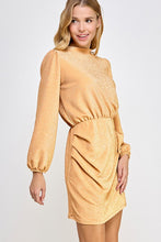 Gold Sparkly Holiday Dress