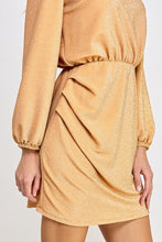 Gold Sparkly Holiday Dress