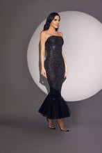 Black Sequin Formal Dress