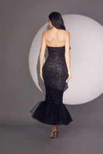 Black Sequin Formal Dress