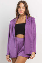 Purple Satin Set