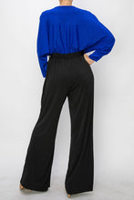 Royal Gliler Wrap Jumpsuit With 3/4 Sleeves