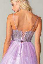 Champagne Bustier Illusion Rhinestone Top A Line Short Dress