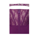 Elsie Purple Lace Long Sleeve Mini Dress