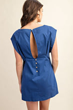 Royal Blue Open Back Mini Dress