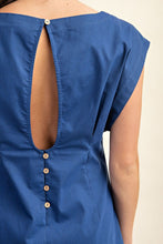 Royal Blue Open Back Mini Dress