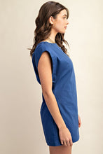 Royal Blue Open Back Mini Dress