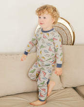 Light Grey Dino Time Long Sleeve PJs Set