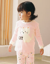 Light Pink Bebe Cat Long Sleeve PJs Set