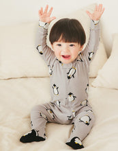 Grey Bebe Penguin Baby Footie