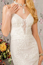 Ivory Sweetheart Lace/Floral Embroidery Mermaid Wedding