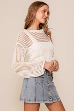 White Crew Neck Crochet Top