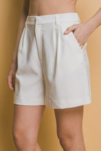 White Vertigo Blazer Shorts