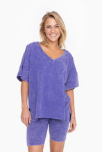 Orient Blue Cotton Blend Shirt and Shorts Set