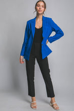 Azure Long Sleeve Vertigo Blazer Jacket