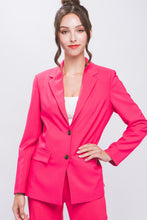 Fuchsia Long Sleeve Vertigo Blazer Jacket