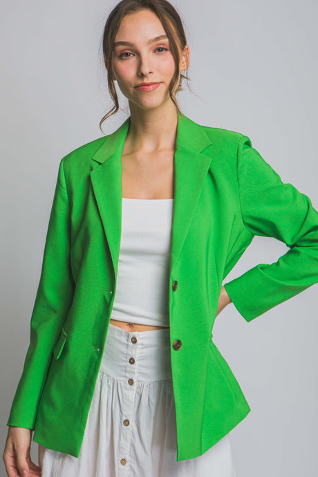 Apple Long Sleeve Vertigo Blazer Jacket