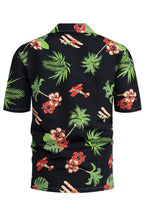 Green Men Summer Beach Short Sleeve Shirts