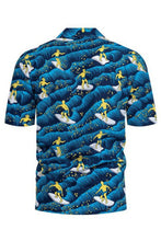 Navy Mens Regular Fit Short Sleeve Hawaiian Shirts