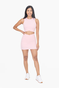 Candy Pink Venice Crossover Active Top