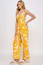 Mango Floral Print Wide Leg Jumpsuit