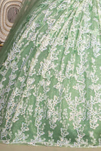 Sage Off Shoulder Cape Sleeve Glitter Print Quinceanera