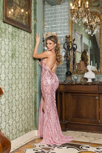 Rose Multi Multicolor Sequin Maxi Dress