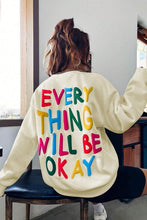 Apricot Slogan Graphic Drop Shoulder Sweatshirt