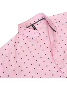 Pink Diamond Polka Dot Short-Sleeve Shirt