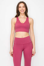 Cranberry Full Support Yoga Sports Bra