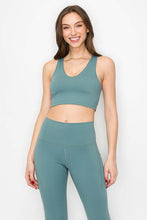 Forest Teal Full Support Yoga Sports Bra