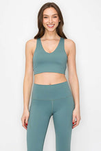 Forest Teal Full Support Yoga Sports Bra