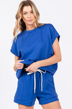 Royal Ultra Soft Top And Shorts Set
