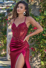 Burgundy Ivy Gown