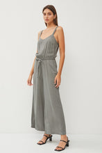 Spruce Sweetheart Neckline Wide Leg Jumpsuit