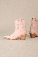 Light Pink Corral - Botanical Embroidered Cowgirl Boots