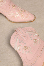 Light Pink Corral - Botanical Embroidered Cowgirl Boots
