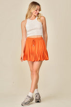 Burnt Orange Tennis Babe Ruffled Skort