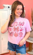 Light Pink Nurse and Bows Graphic Shirt