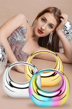 Gold Acrylic Moon Shape Evening Bag / Clutch Bag