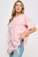 Pink Ribbon Detail R Neck Tunic